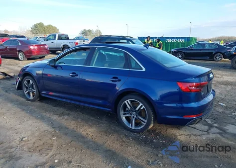 2017 Audi A4 2.0T Premium from USA, damaged, VIN WAULNAF44HN036820